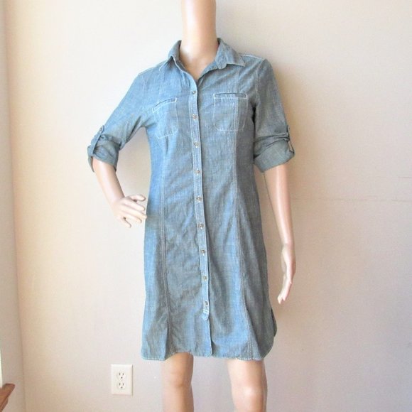 Brooks Brothers Dresses & Skirts - Brooks Brothers Long Sleeve Chambray Shirt Dress